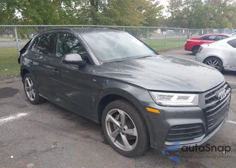 2020 Audi Q5 Titanium Premium Plus 45 Tfsi Quattro S Tronic from USA, damaged, VIN WA1ENAFYXL2090867